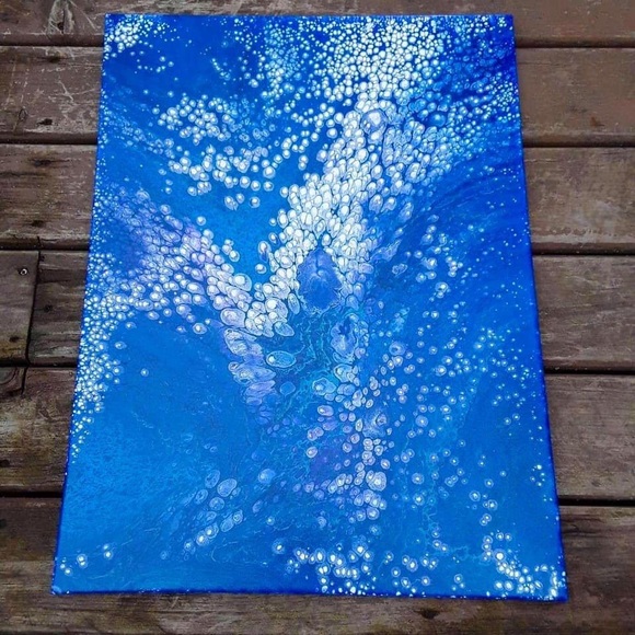 Original Acrylic Abstract Decor Art - Picture 1 of 1